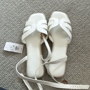 Primark white sandals